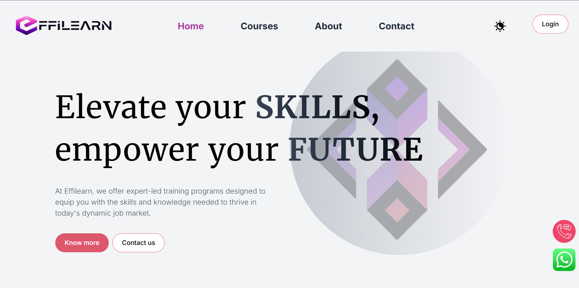 Effilearn project preview